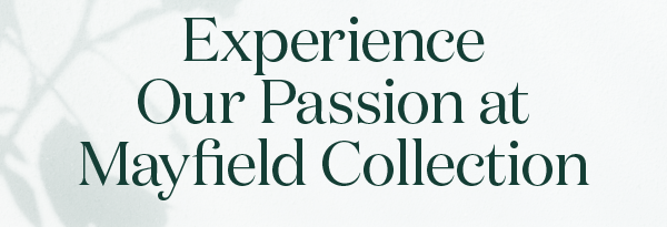 Experience Our Passion at Mayfield Collection
