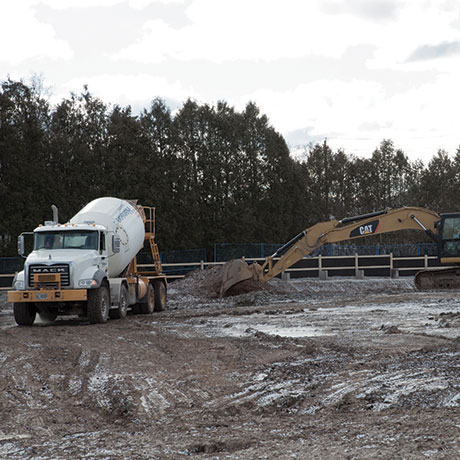 Construction at Affinity Condos